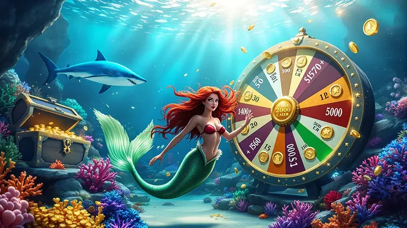 Meriam dan target ikan berwarna-warni pada permainan fishing MAXSLOT